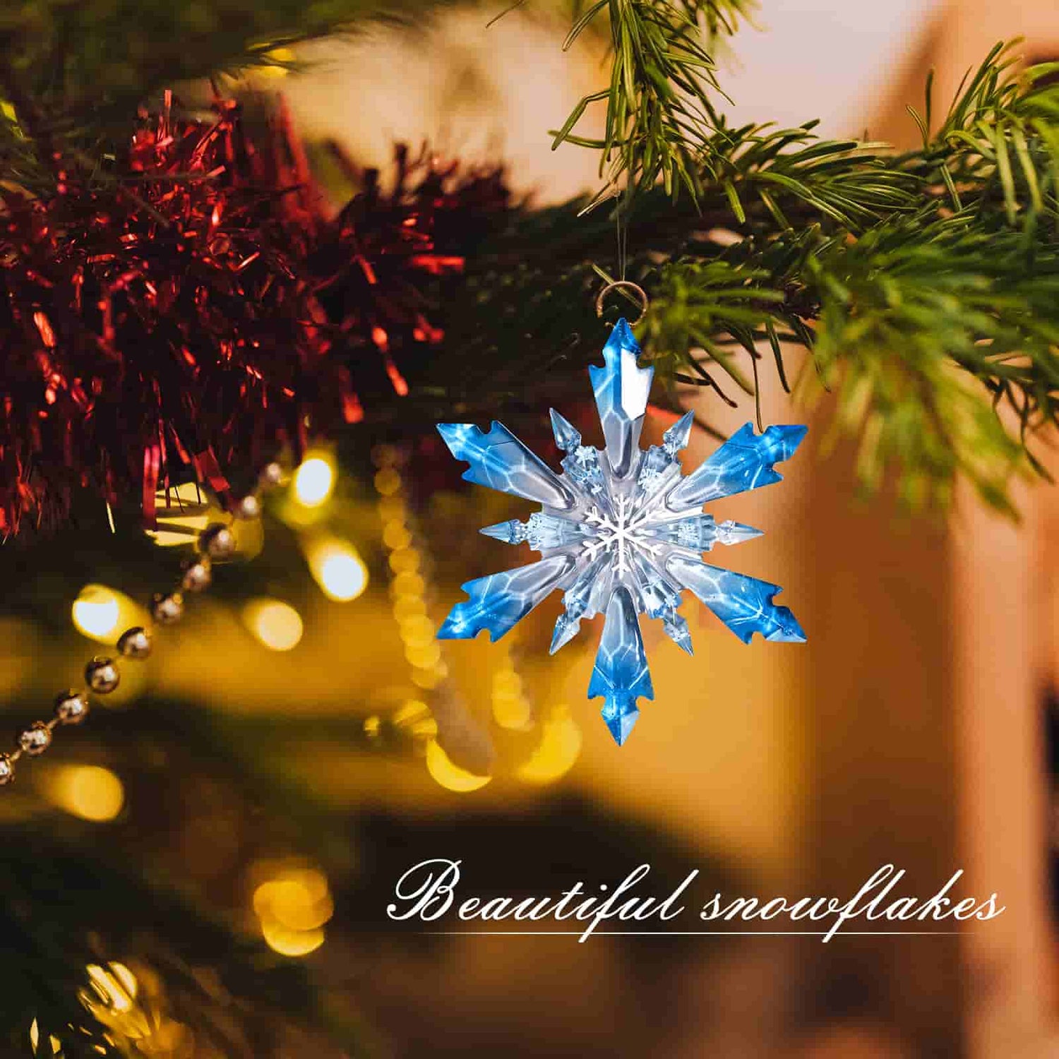 Pcs Resin Snowflake Mold Snowflake Silicone Mold Resin Epoxy Resin Mold  Christmas Snowflake