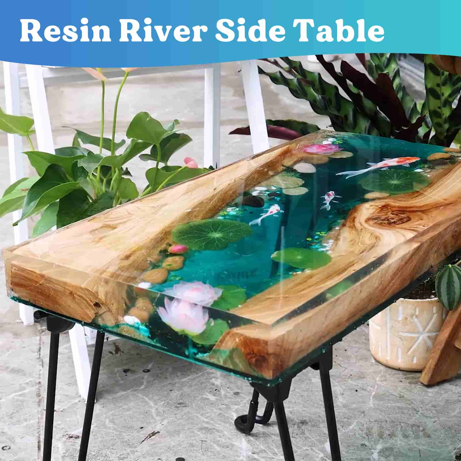 HDPE Resin Table Mold - 10.5x18.5x3.2''