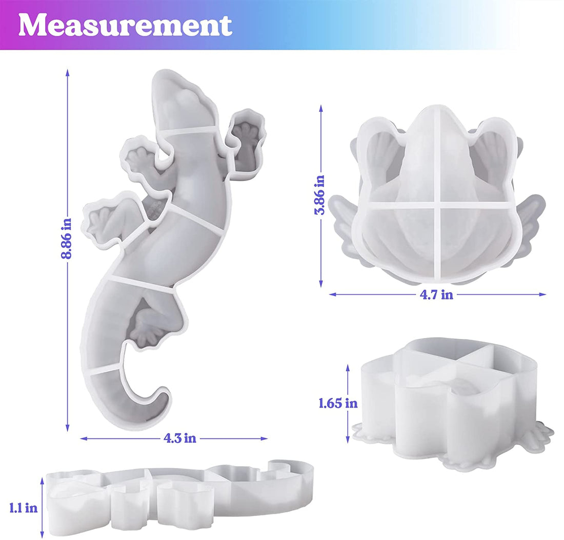 Frog &amp; Lizard Resin Molds