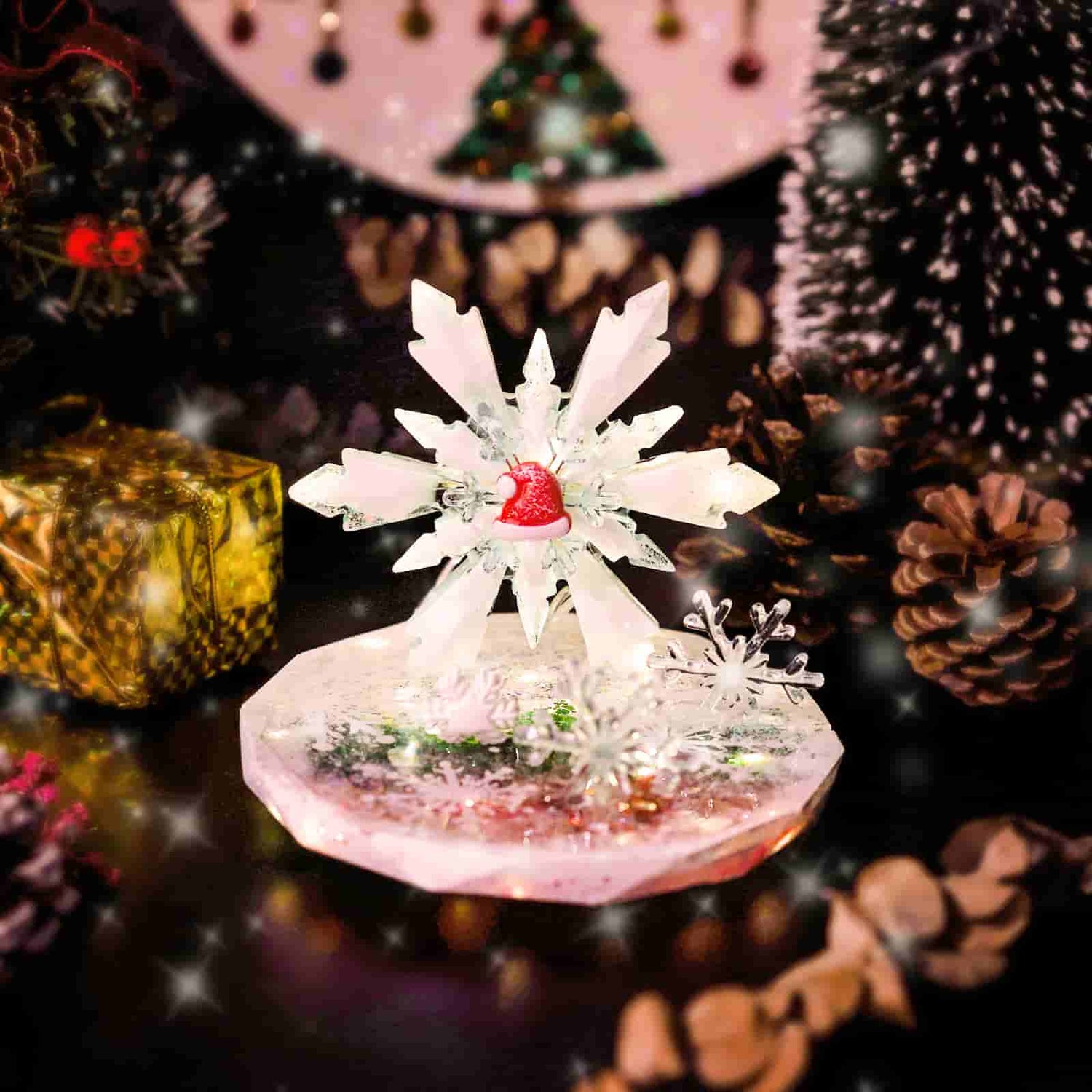 IntoResin Large Handmade Snowflake Mold Snowflake Ornaments