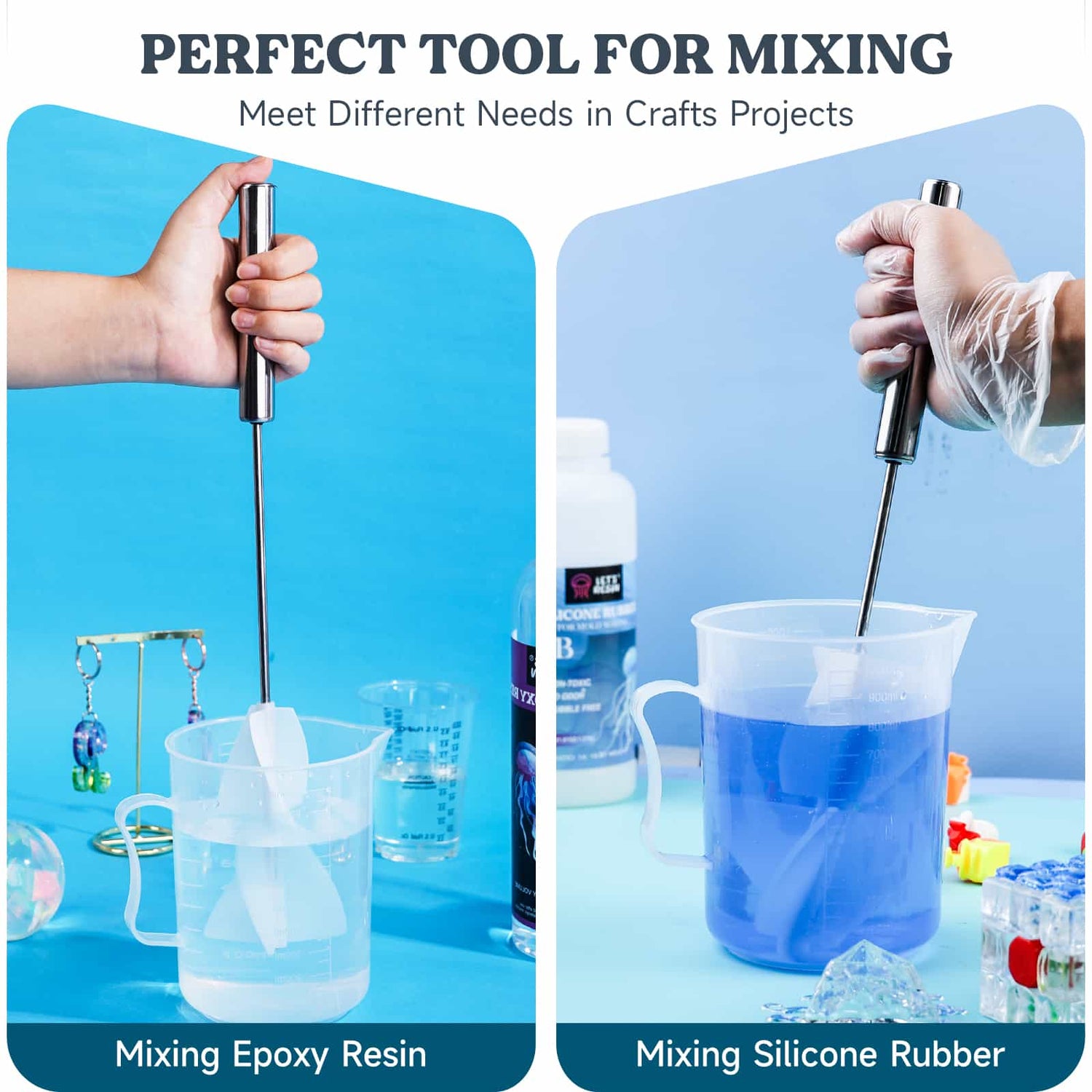 Semi-Automatic Resin Mixer