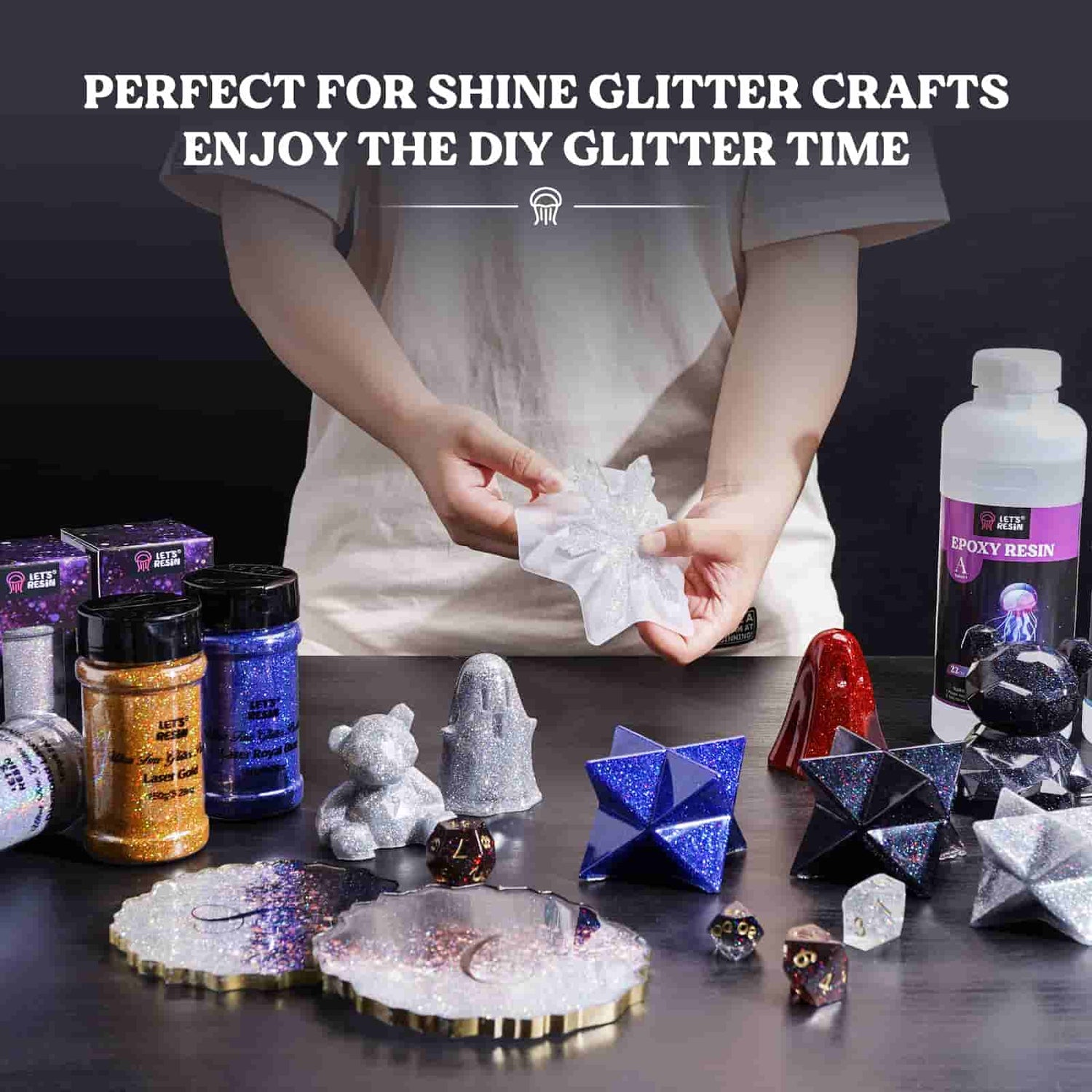 Laser Gold Holographic Extra Fine Glitter - 150G