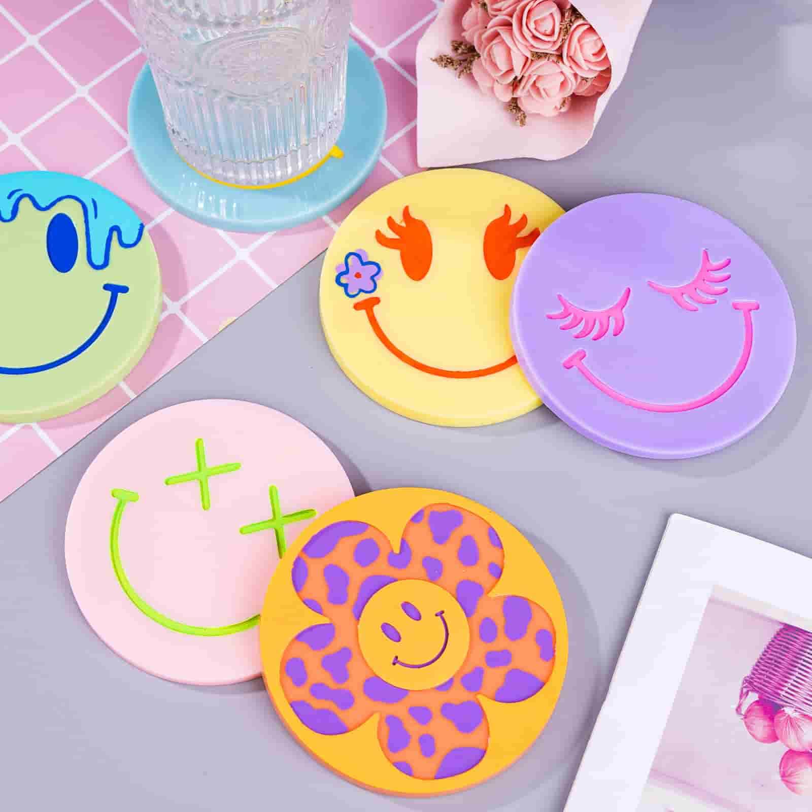 Smiley Face Coasters Molds