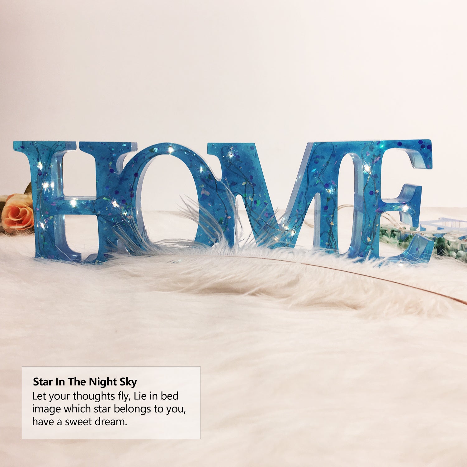 HOME Resin Word Sign Mold