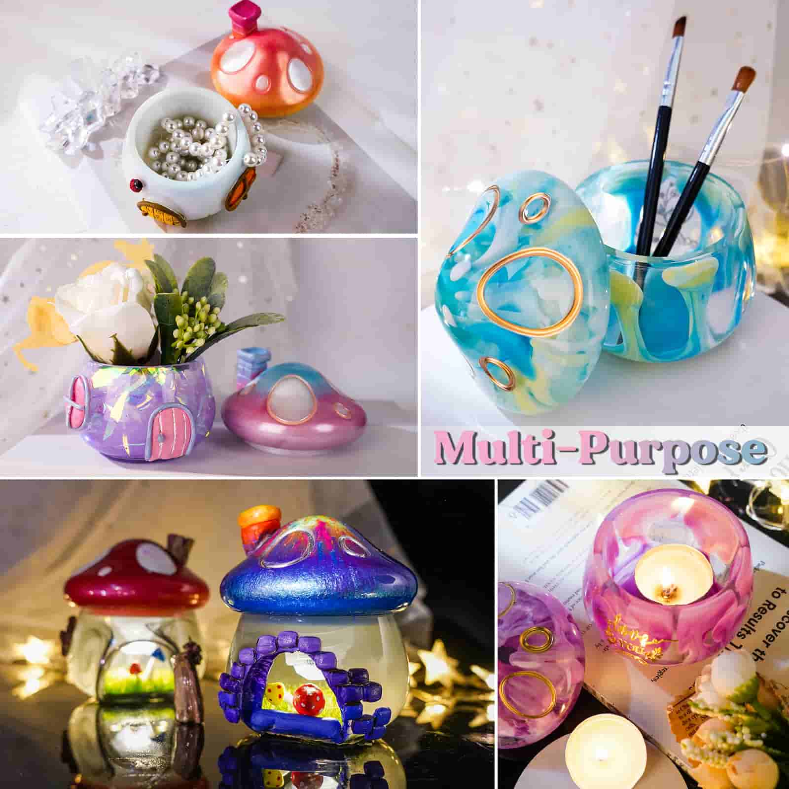 Mushroom Jar Resin Molds