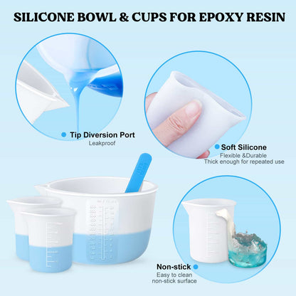 Silicone Measuring Cups for Resin – shophcbs