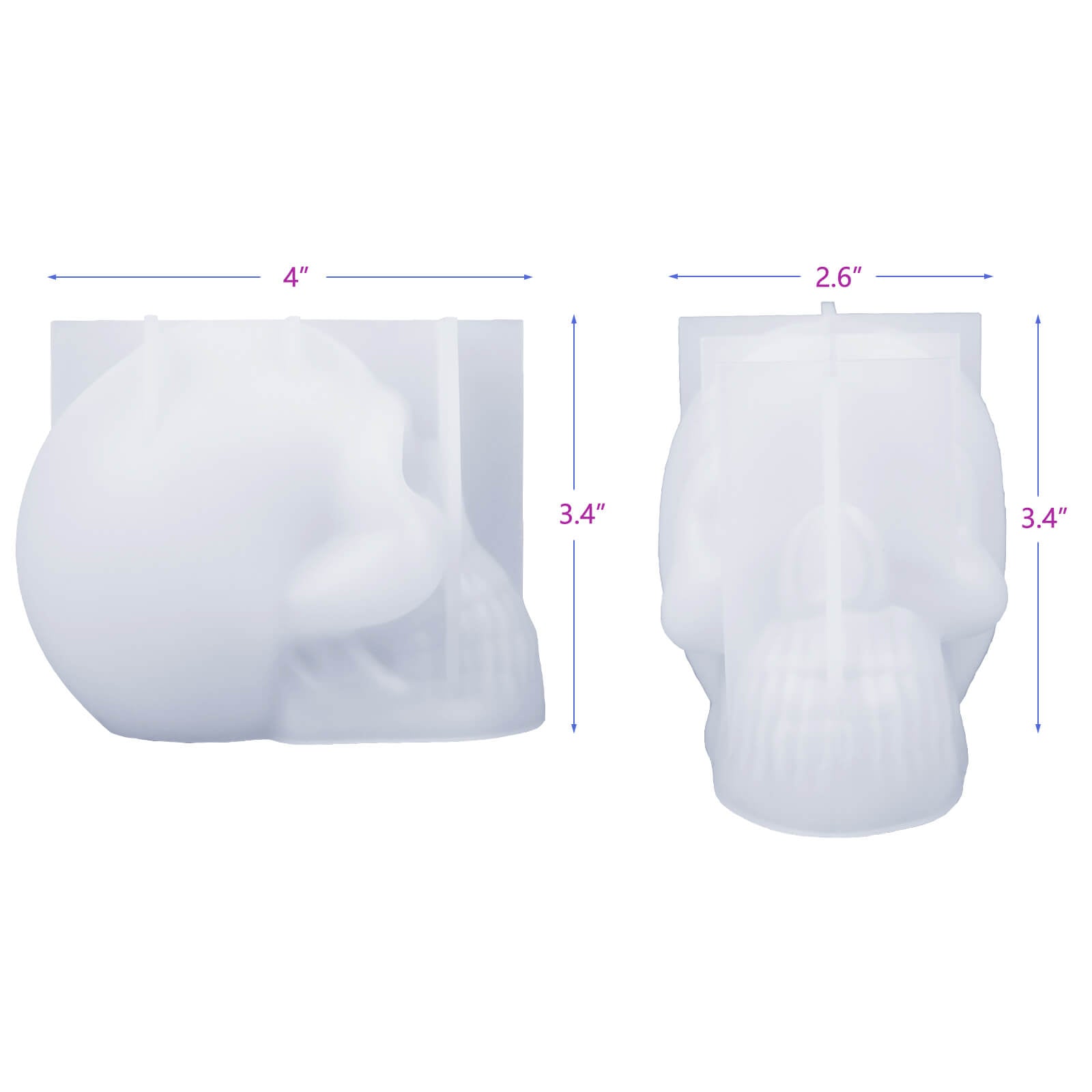 3D Large Skull Mold