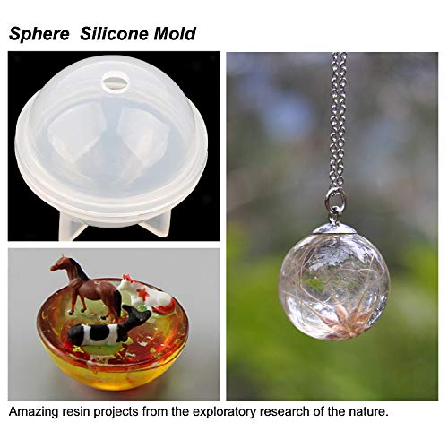 Square&amp; Sphere Molds Kit- 9 Pcs
