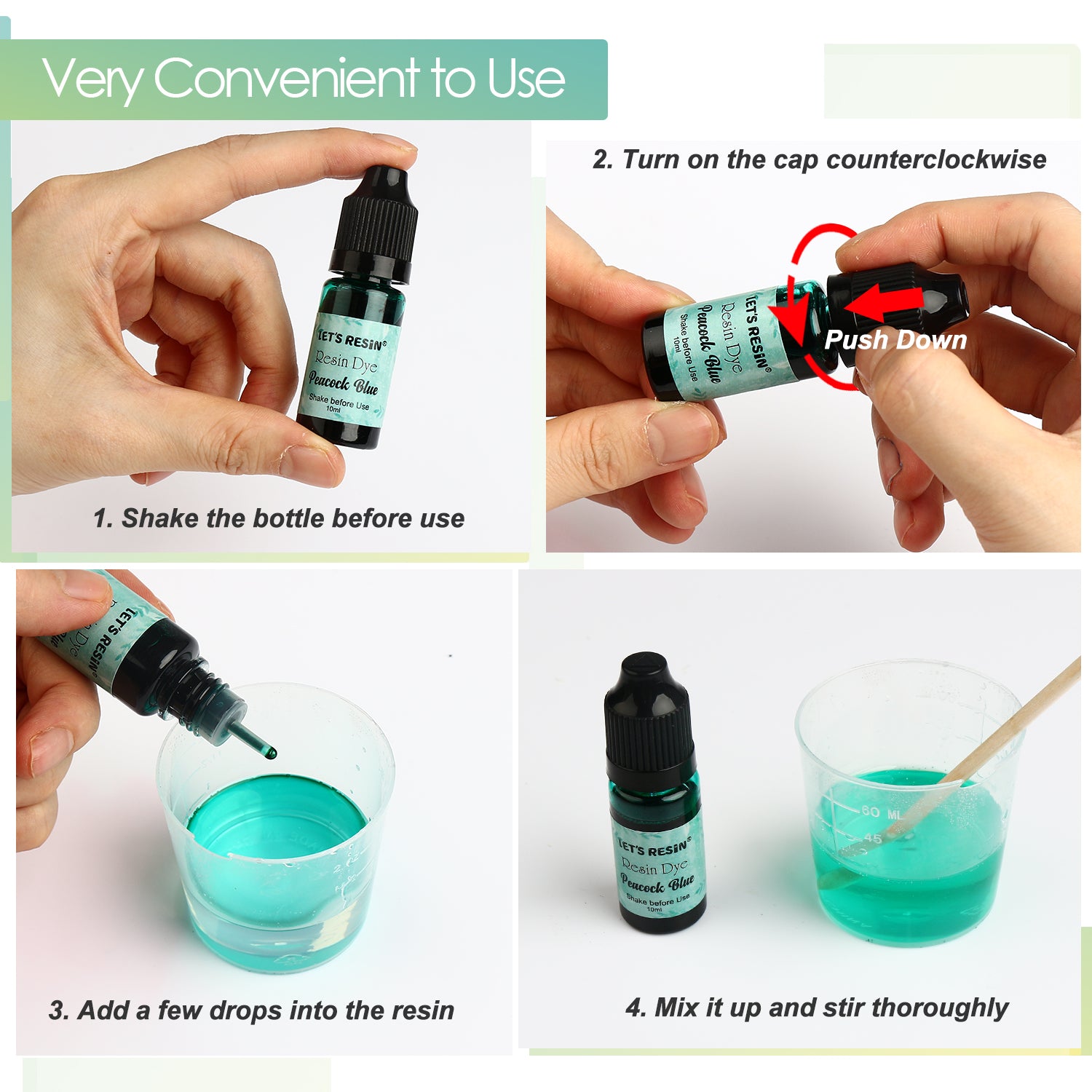 Resin Dye Liquid For UV Resin Color Concentrated Epoxy Resin Paint For  Resin Coloring Resin Jewelry Resin Art Crafts DIY Making Sky Blue 