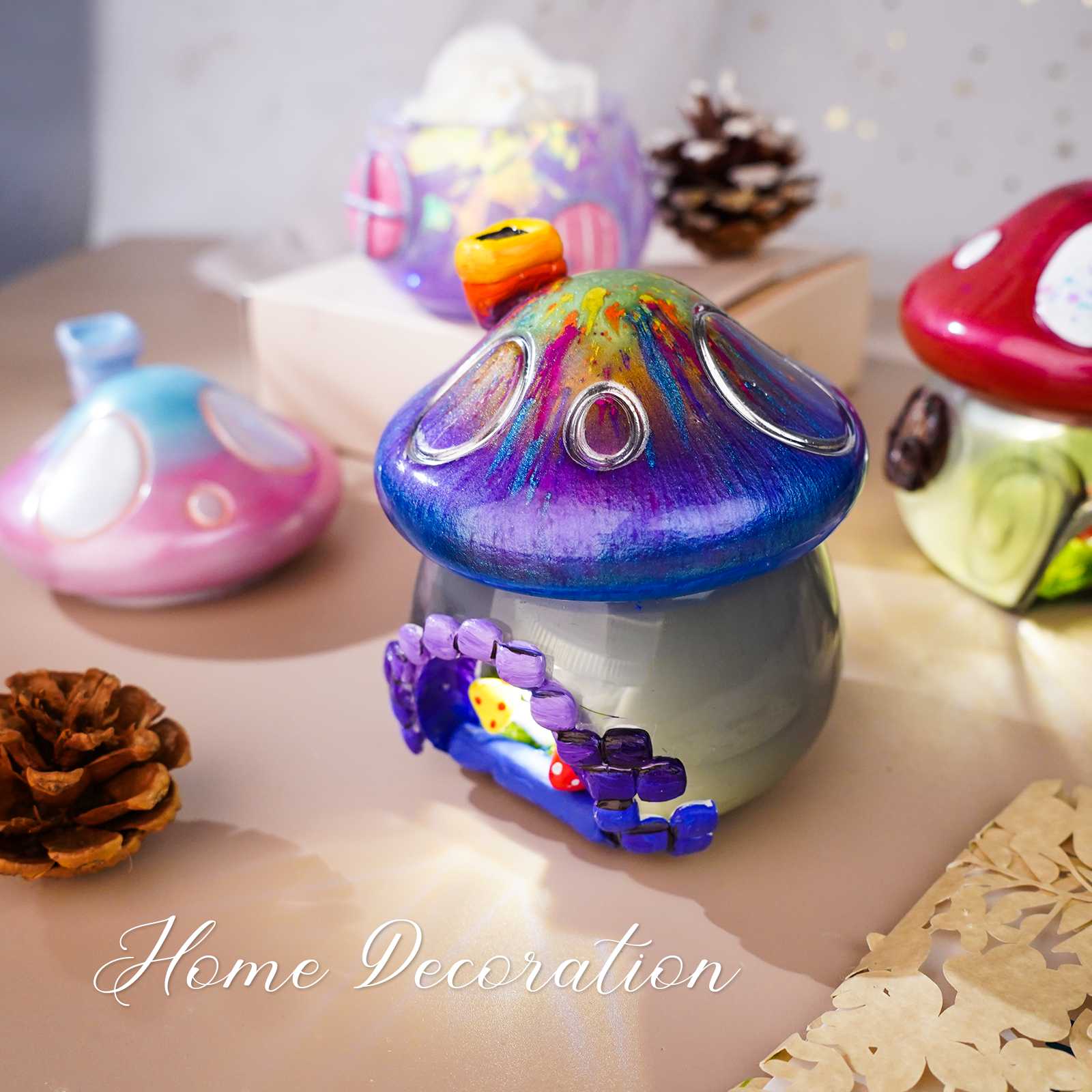 Mushroom Jar Resin Molds