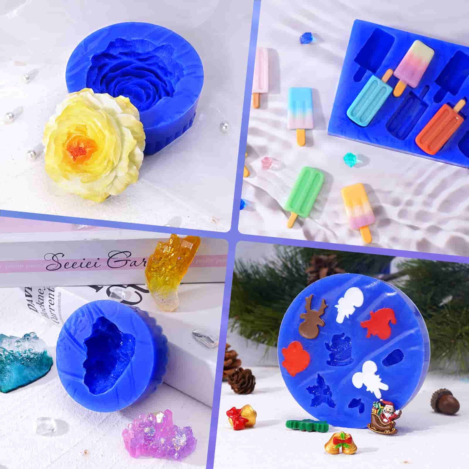 LET'S RESIN Silicone Mold Making Kit, 30A Liquid Silicone Rubber