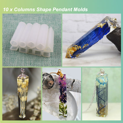 30 Pcs Resin Jewelry Molds Kit