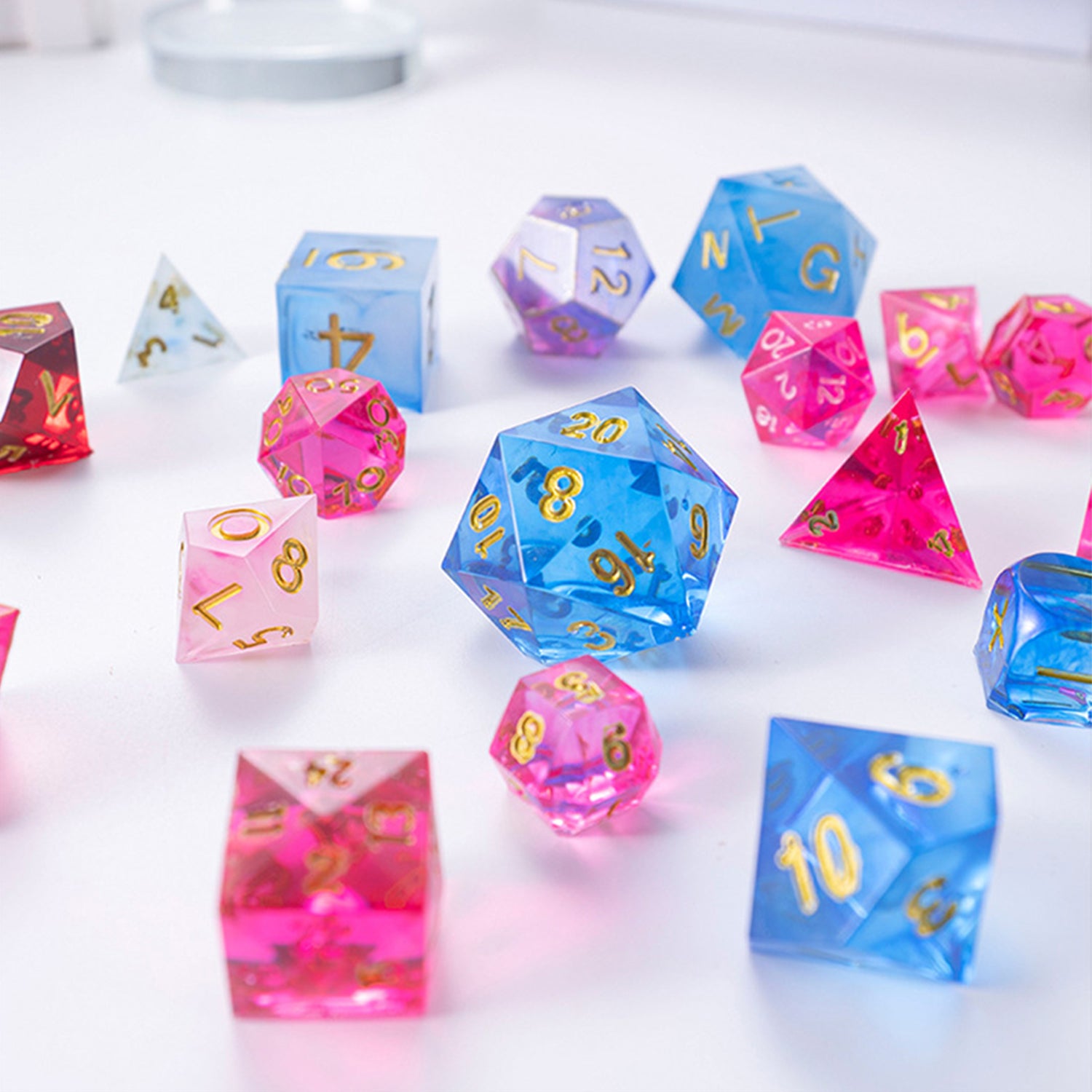 Resin Dice Molds Set with Letter Number