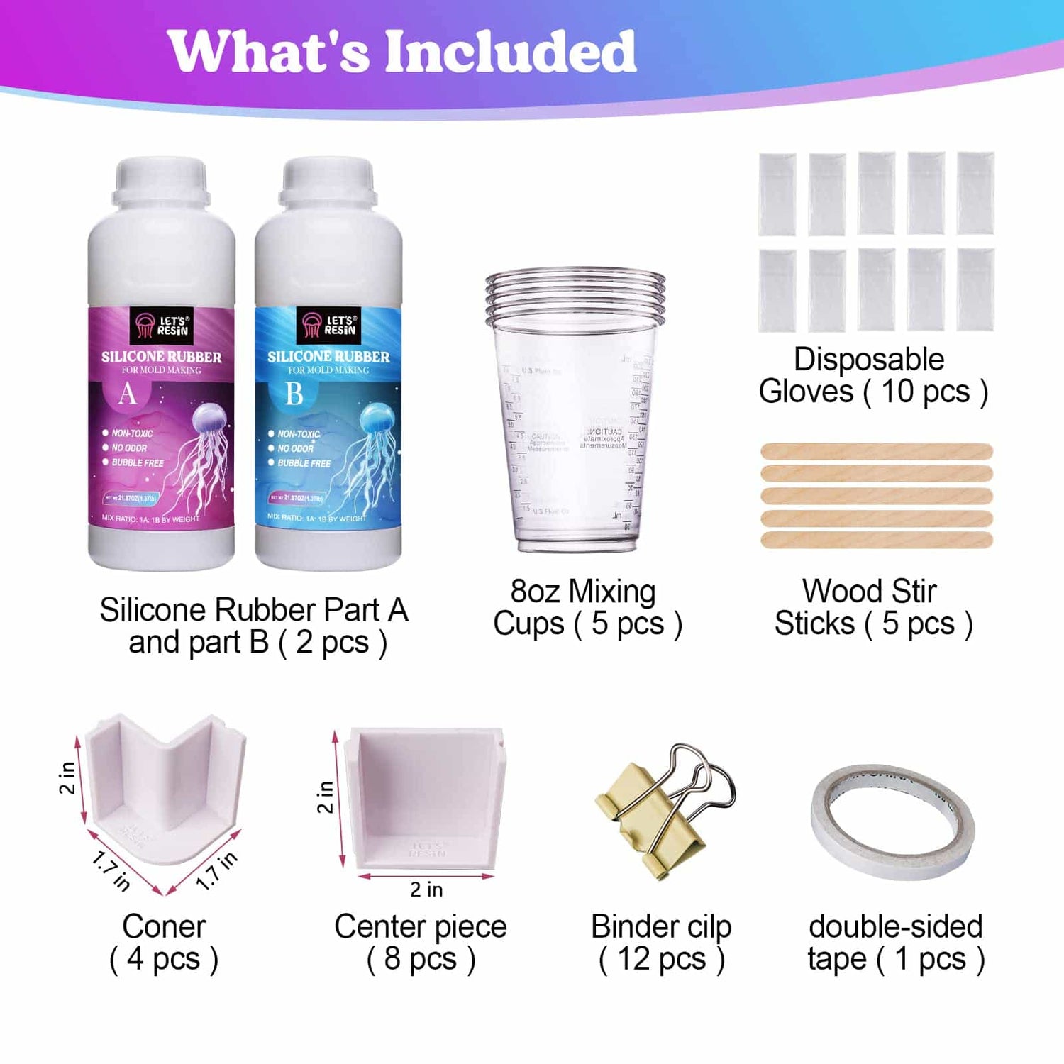 LETS RESIN Epoxy Resin Starter Kit For Beginners, 44OZ Resin Art Kit For  Craft,Fast Cure Resin For Coating,Jewelry,Tumbler,Paintings, Crystal Clear