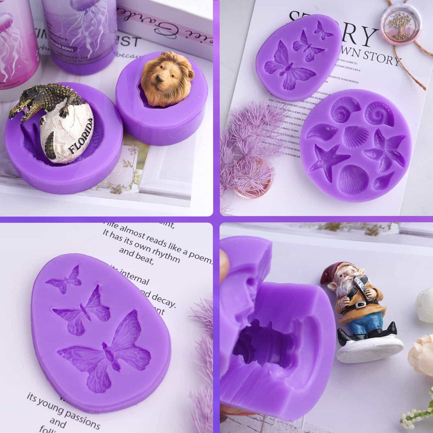 Resin Molds Silicone Kit For Beginners Silicone Resin - Temu