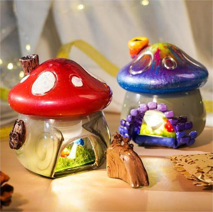 Mushroom Jar Resin Molds