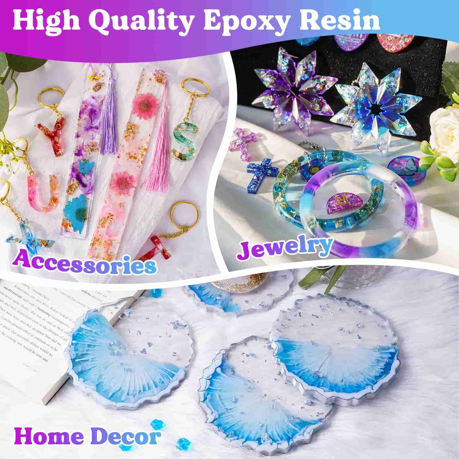  LET'S RESIN 16oz Clear Epoxy Resin,Bubbles Free