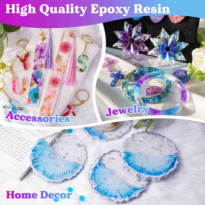 16oz. Epoxy Resin Starter Set with Accessories –