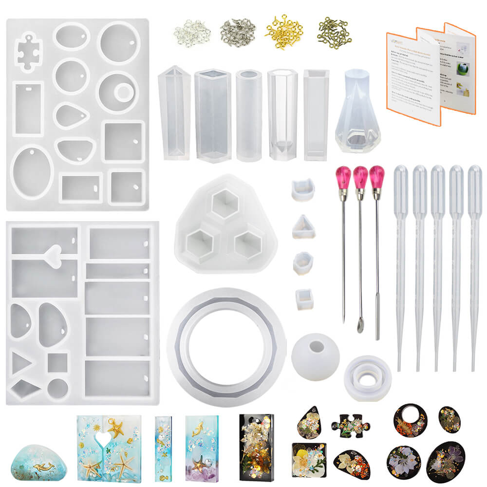 Resin Jewelry Molds Kit