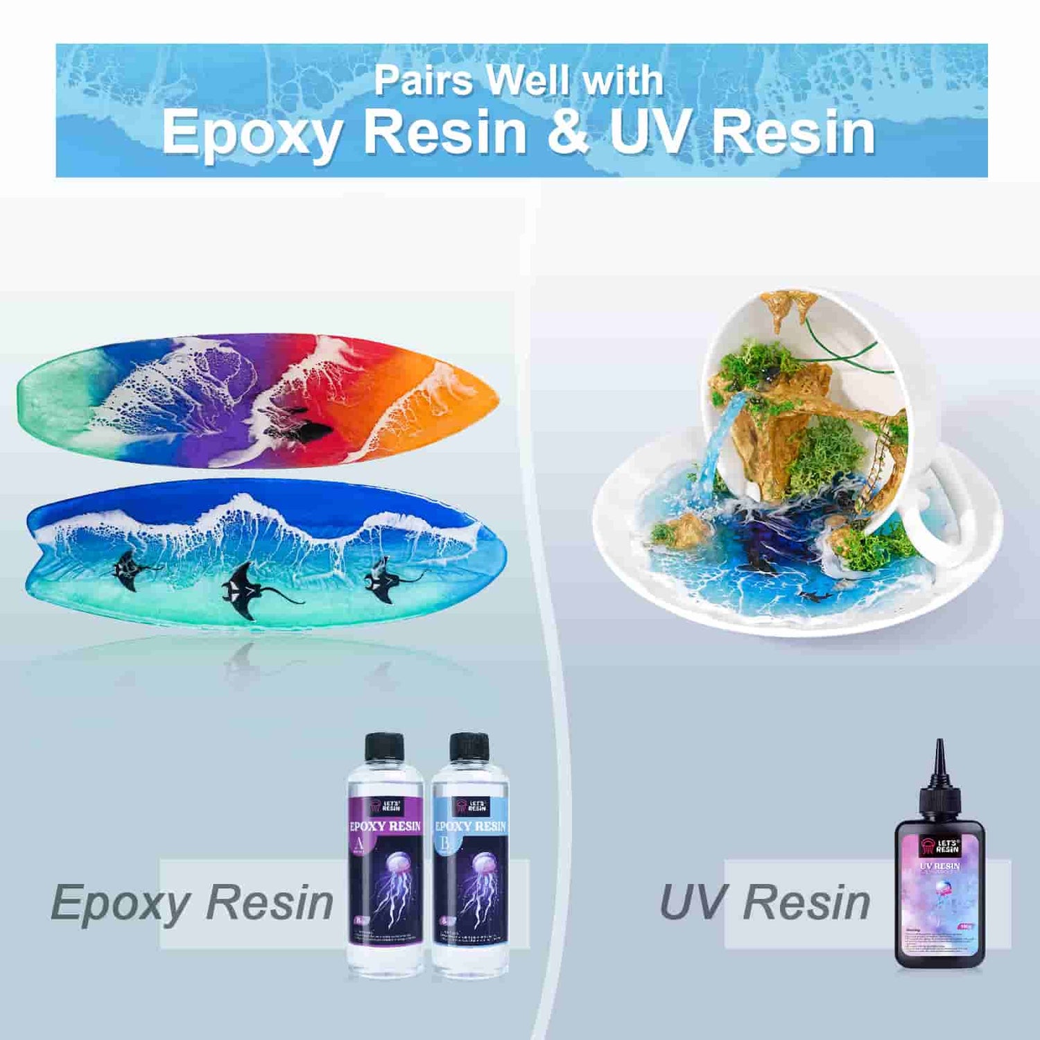 Like it 18 Color Epoxy UV Resin Pigment - Liquid