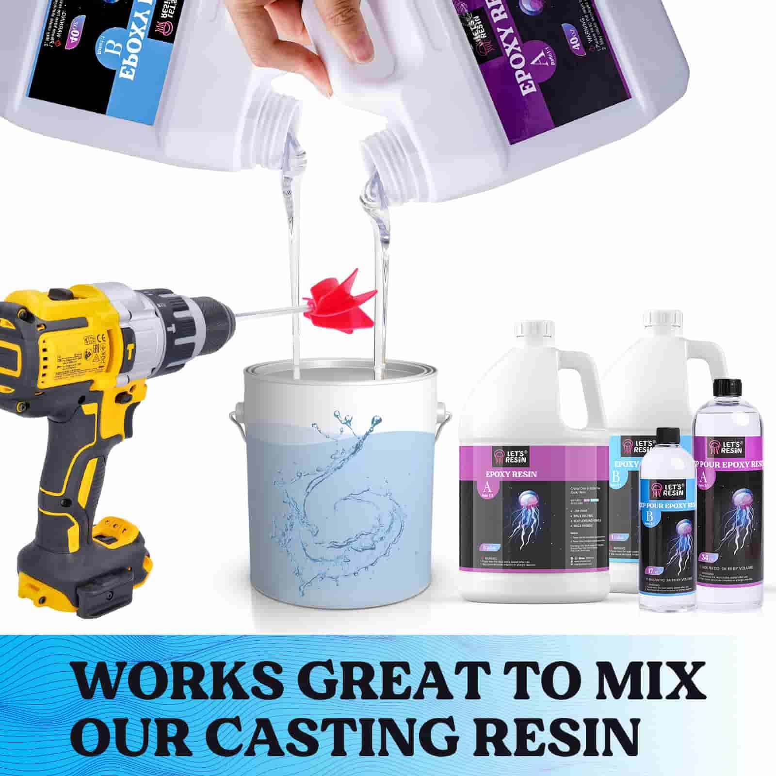 Helix Resin Mixer Attachment