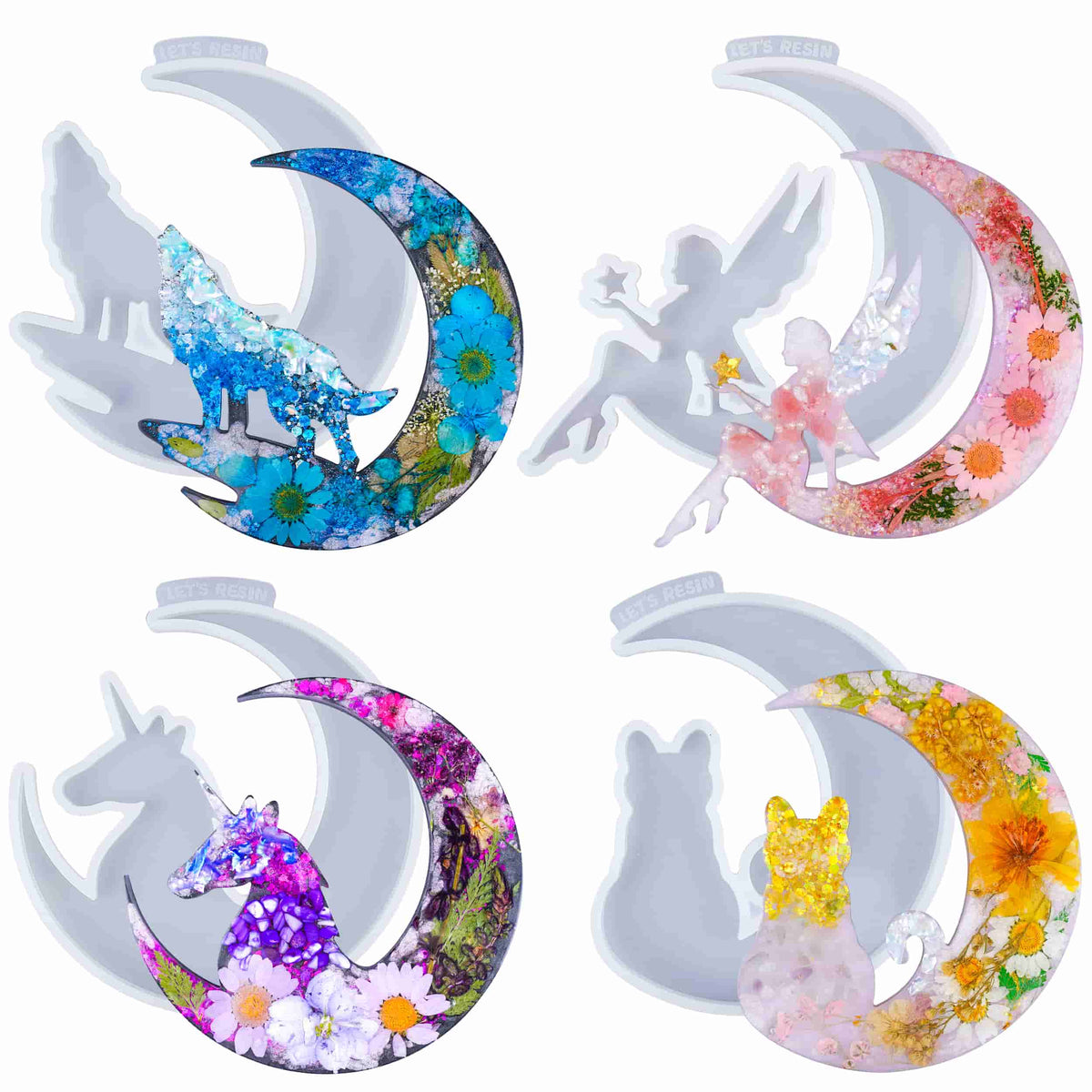Moon Mold for Resin DIY Craft | Durable & Flexible Silicone Moon Molds