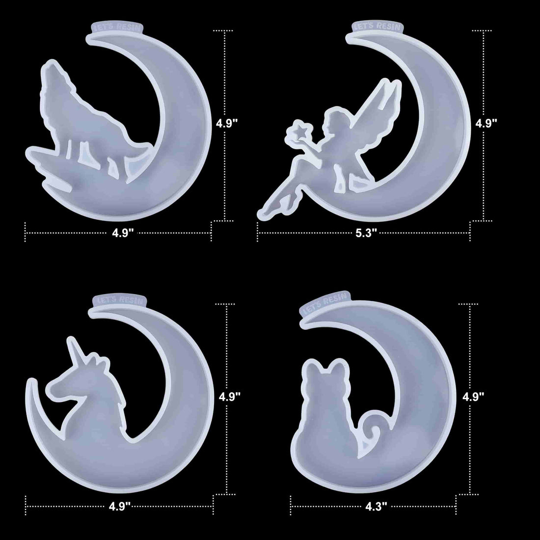 Crescents Moon Resin Molds