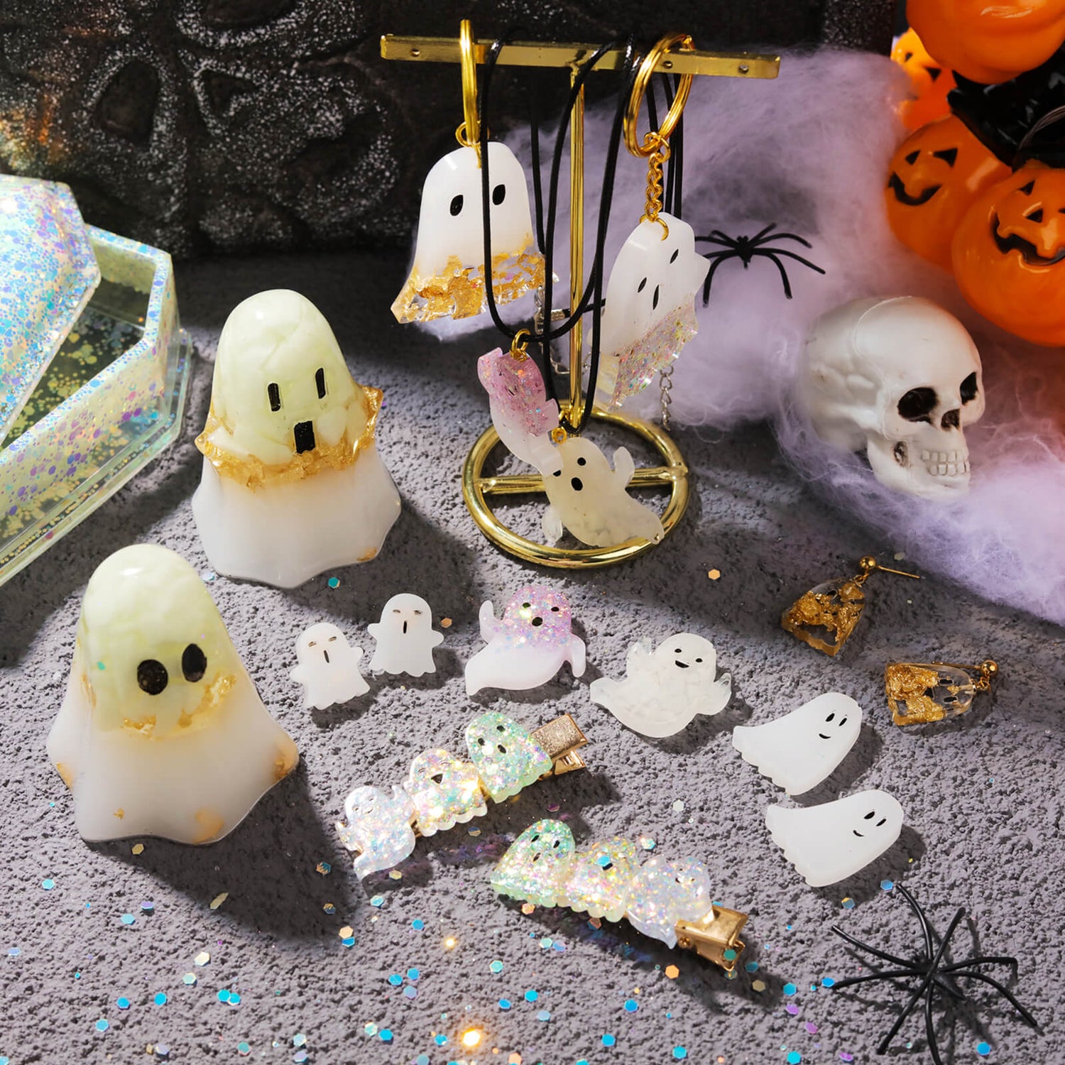 Ghost Shape Molds - For Earrings, Keychains, Decorations