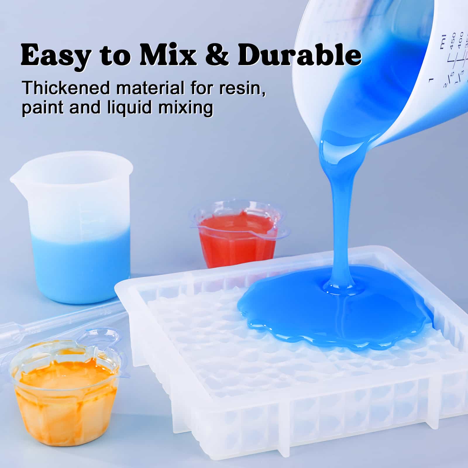 LET'S RESIN Epoxy Resin Mixing Cups,50pcs 8oz Disposable Measuring Cups  with 50pcs Wooden Stirring Sticks, Plastic Measuring Cups for Liquids, Mixing  Resin, Paint, Pigment, Cooking – Let's Resin