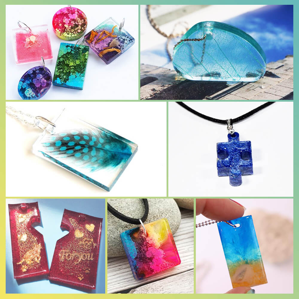 LET'S RESIN Resin Jewelry Molds for Beginners,16pcs Resin Jewelry