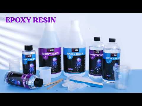 LET'S RESIN 1 Gallon Casting Epoxy Resin with Pumps, Crystal Clear Epoxy  Resin Kit for Beginners, with Ocean White Paste, Color Pigment, for DIY  Art
