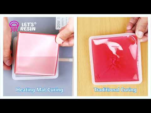 Epoxy Resin Heating Mat, Resin Curing Machine with Cover Timer, Quick –  WoodArtSupply