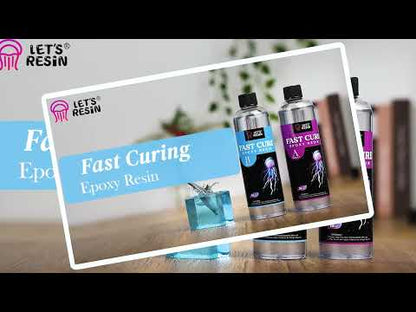 20oz Fast Curing Epoxy Resin Kit - 4 Hours Demold