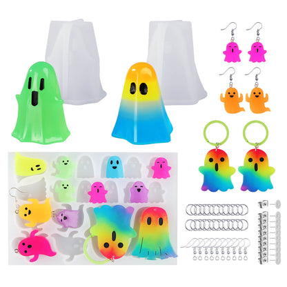 Ghost Shape Molds - For Earrings, Keychains, Decorations